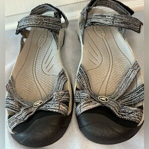 Keen Black and Gray Women's Sandals